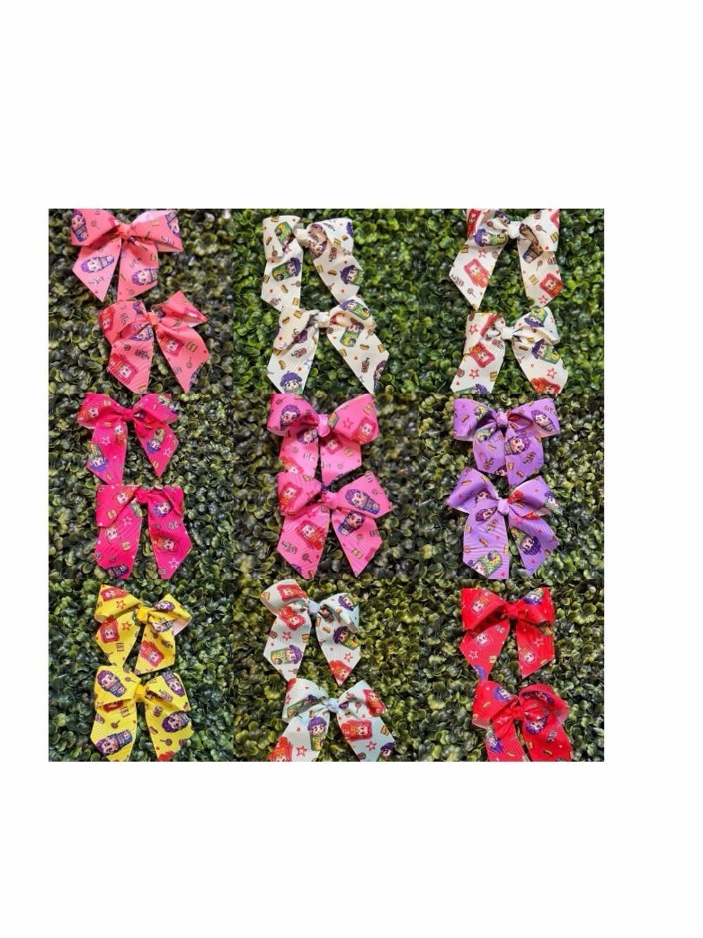 KPop Kids Hair Bow Set - 2pc random color